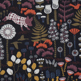 Borastapeter Hoppmosse Midnight Fabric