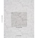 Schumacher Indigo Garden Grey Fabric