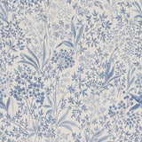 Borastapeter Nocturne Blue And White Fabric