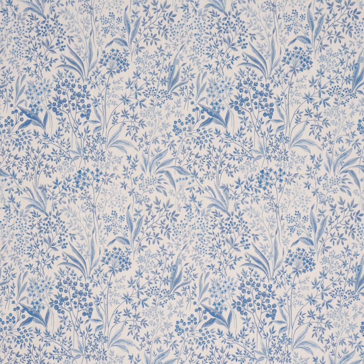 Borastapeter Nocturne Blue And White Fabric