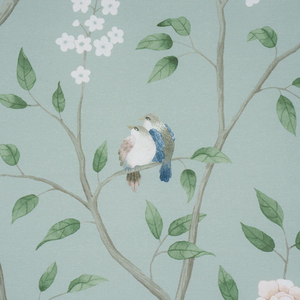 Borastapeter Paradise Birds Mineral Fabric