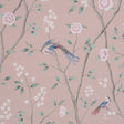 Borastapeter Paradise Birds Blush Fabric