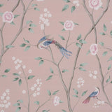 Borastapeter Paradise Birds Blush Fabric