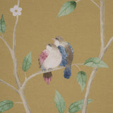 Borastapeter Paradise Birds Gold Fabric