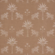 Schumacher Tiger Palm Silhouette Mediterrean Spice Wallpaper