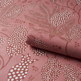 Schumacher Polka Dot Jungle Raspberry Wallpaper