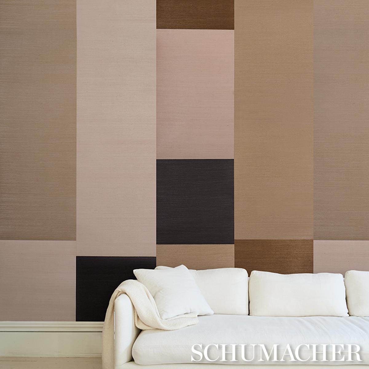 Schumacher Kaori Panel Set Driftwood Wallpaper