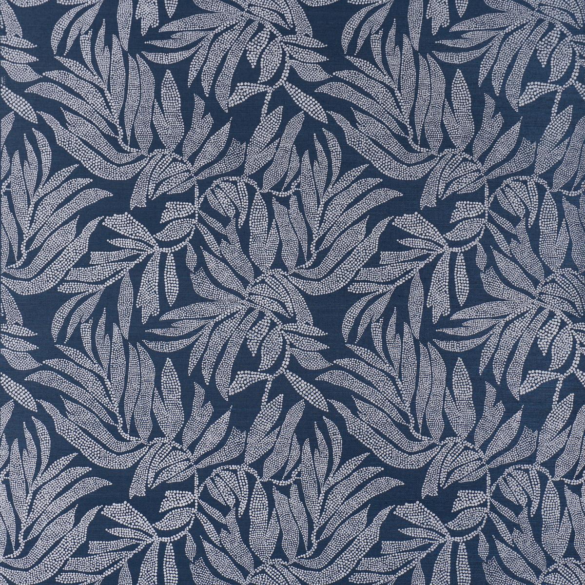 Schumacher Tayrona Palm Mosaic Sisal Pacific Ocean Hues Wallpaper