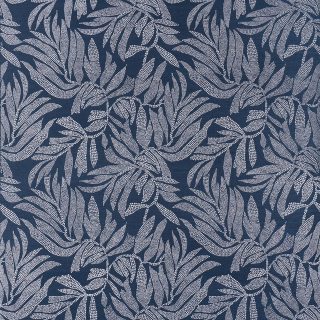 Schumacher Tayrona Palm Mosaic Sisal Pacific Ocean Hues Wallpaper