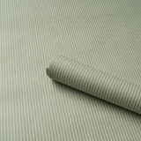 Schumacher Edwin Stripe Narrow Sage Wallpaper