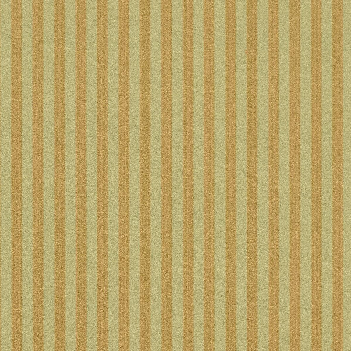 Schumacher Edwin Stripe Narrow Lemon Sage Wallpaper