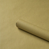 Schumacher Edwin Stripe Narrow Lemon Sage Wallpaper