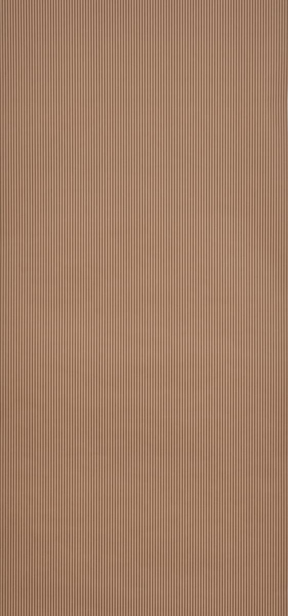 Schumacher Edwin Stripe Narrow Chestnut Rose Wallpaper