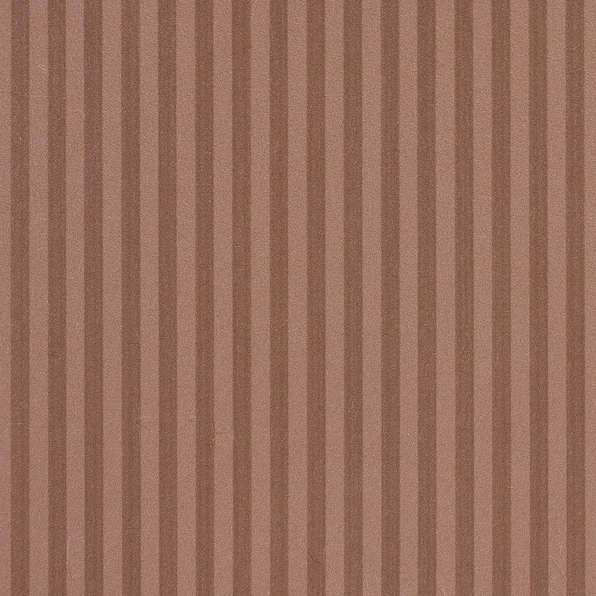 Schumacher Edwin Stripe Narrow Terracotta Wallpaper