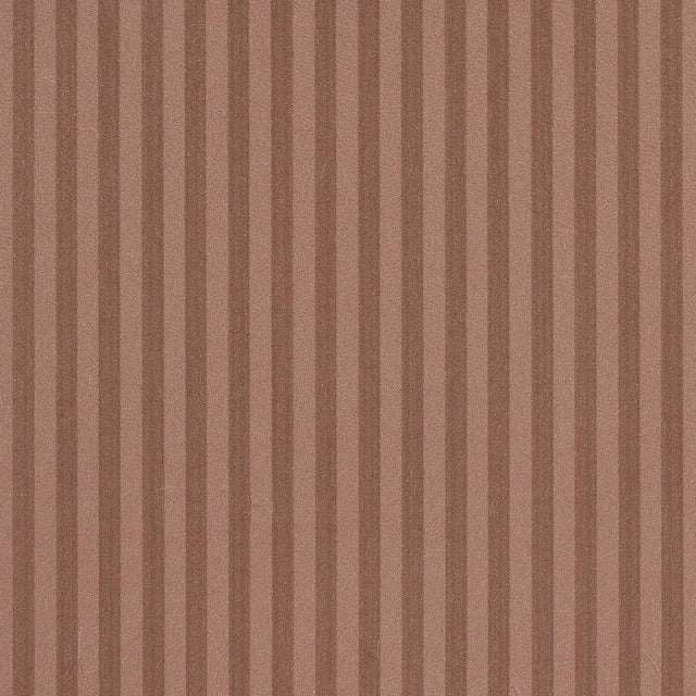 Schumacher Edwin Stripe Narrow Terracotta Wallpaper