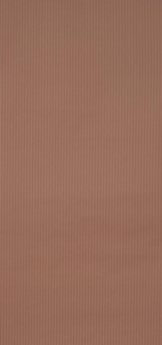 Schumacher Edwin Stripe Narrow Terracotta Wallpaper