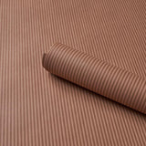 Schumacher Edwin Stripe Narrow Terracotta Wallpaper