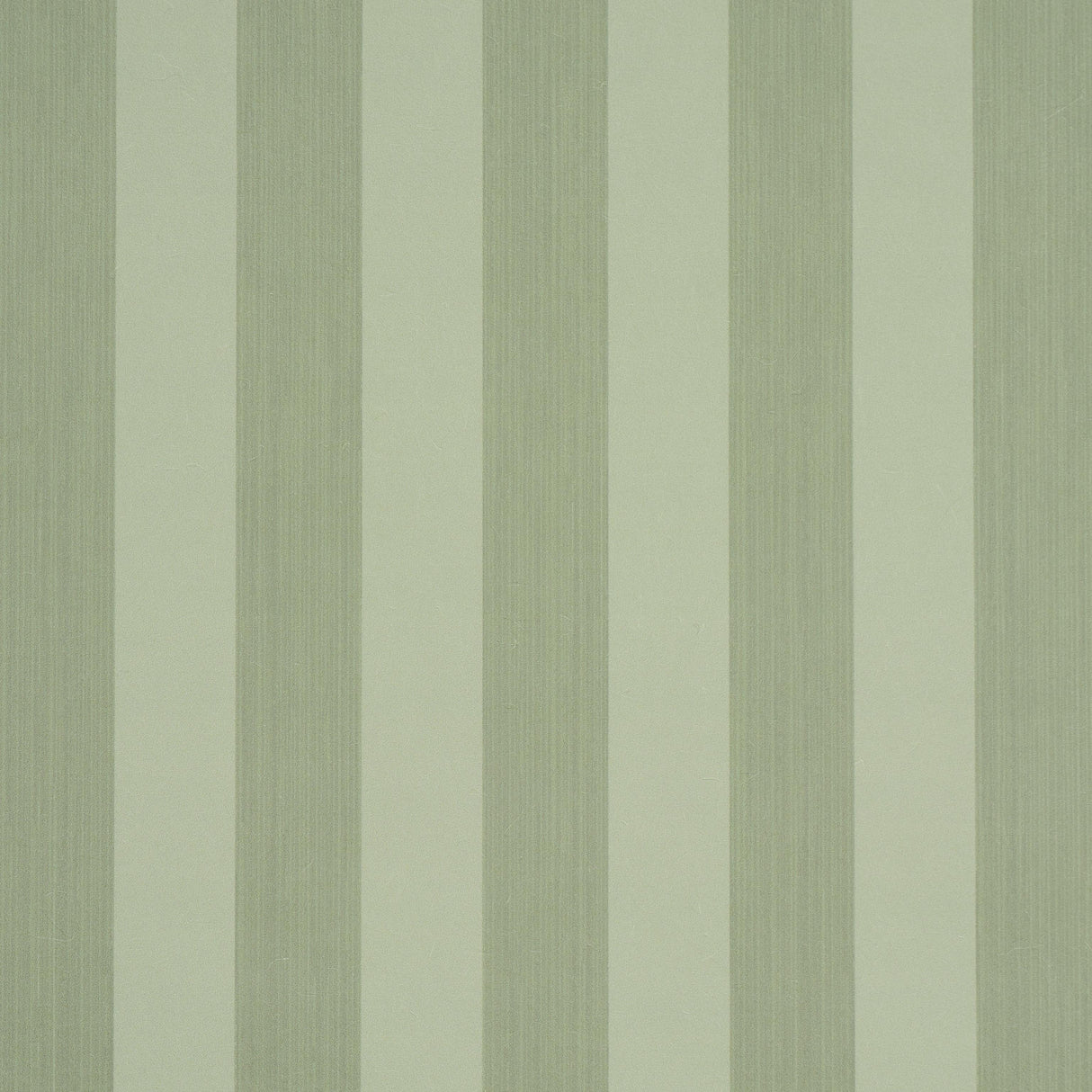 Schumacher Edwin Stripe Medium Sage Wallpaper