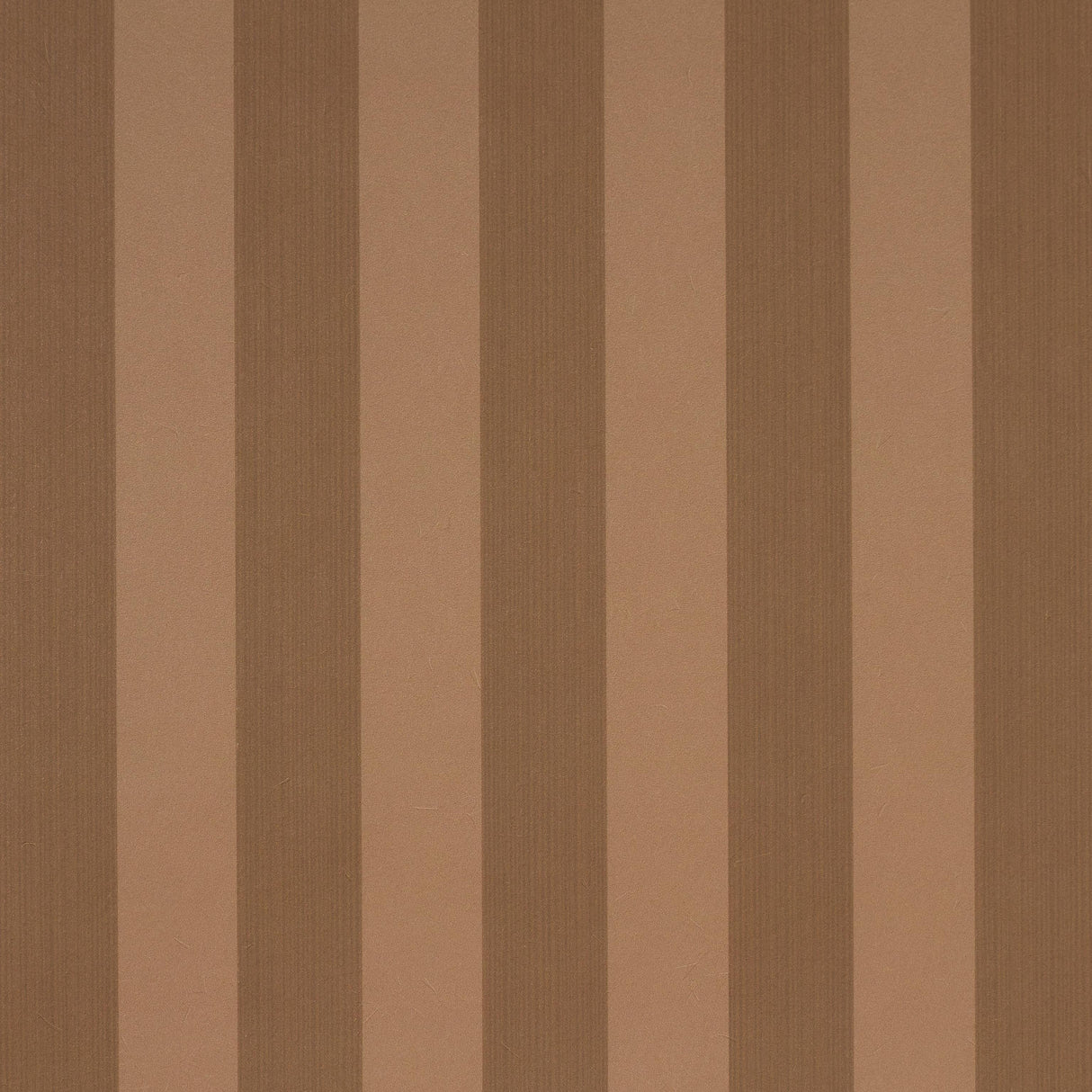 Schumacher Edwin Stripe Medium Terracotta Wallpaper