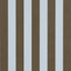 Schumacher Edwin Stripe Medium Brown & Sky Wallpaper