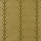 Schumacher Acanthus Stripe Sisal Celery Wallpaper
