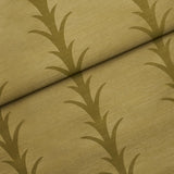Schumacher Acanthus Stripe Sisal Celery Wallpaper