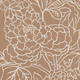 Schumacher Chiang Mai Dragon Silhouette Mediterranean Spice Wallpaper