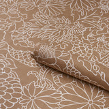 Schumacher Chiang Mai Dragon Silhouette Mediterranean Spice Wallpaper