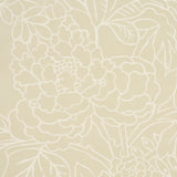 Schumacher Chiang Mai Dragon Silhouette Mistral Sand Wallpaper