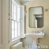 Schumacher Chiang Mai Dragon Silhouette Mistral Sand Wallpaper