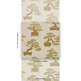 Schumacher Bonsai Tree Neutral Wallpaper