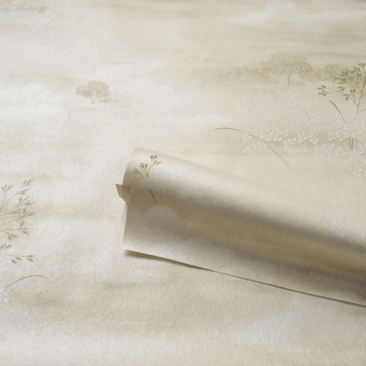 Schumacher Calm Skies Sage Wallpaper