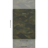Schumacher Nikko Black Wallpaper