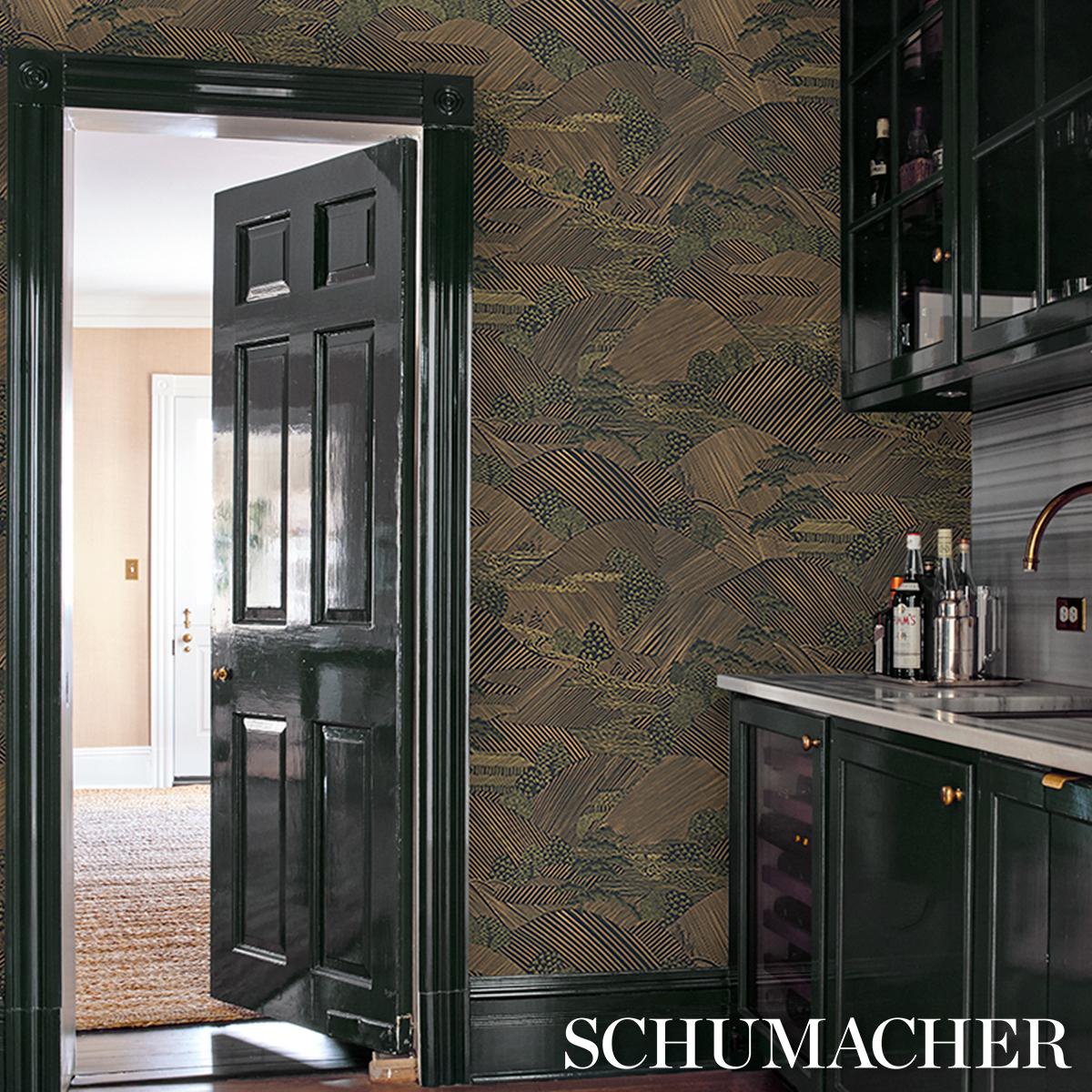 Schumacher Nikko Glimmer Wallpaper