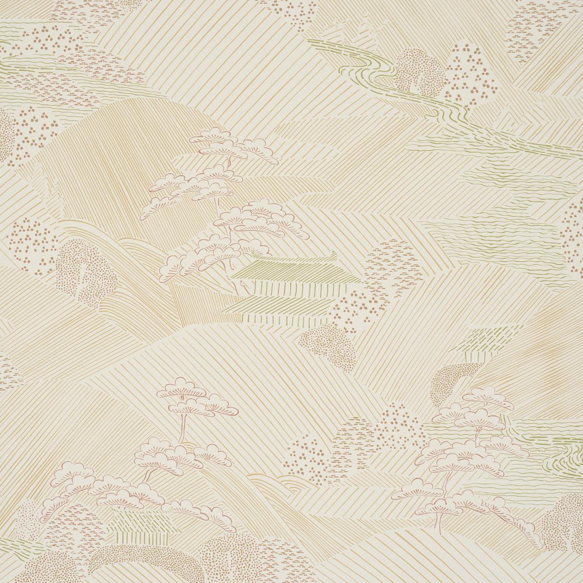 Schumacher Nikko Neutral Wallpaper