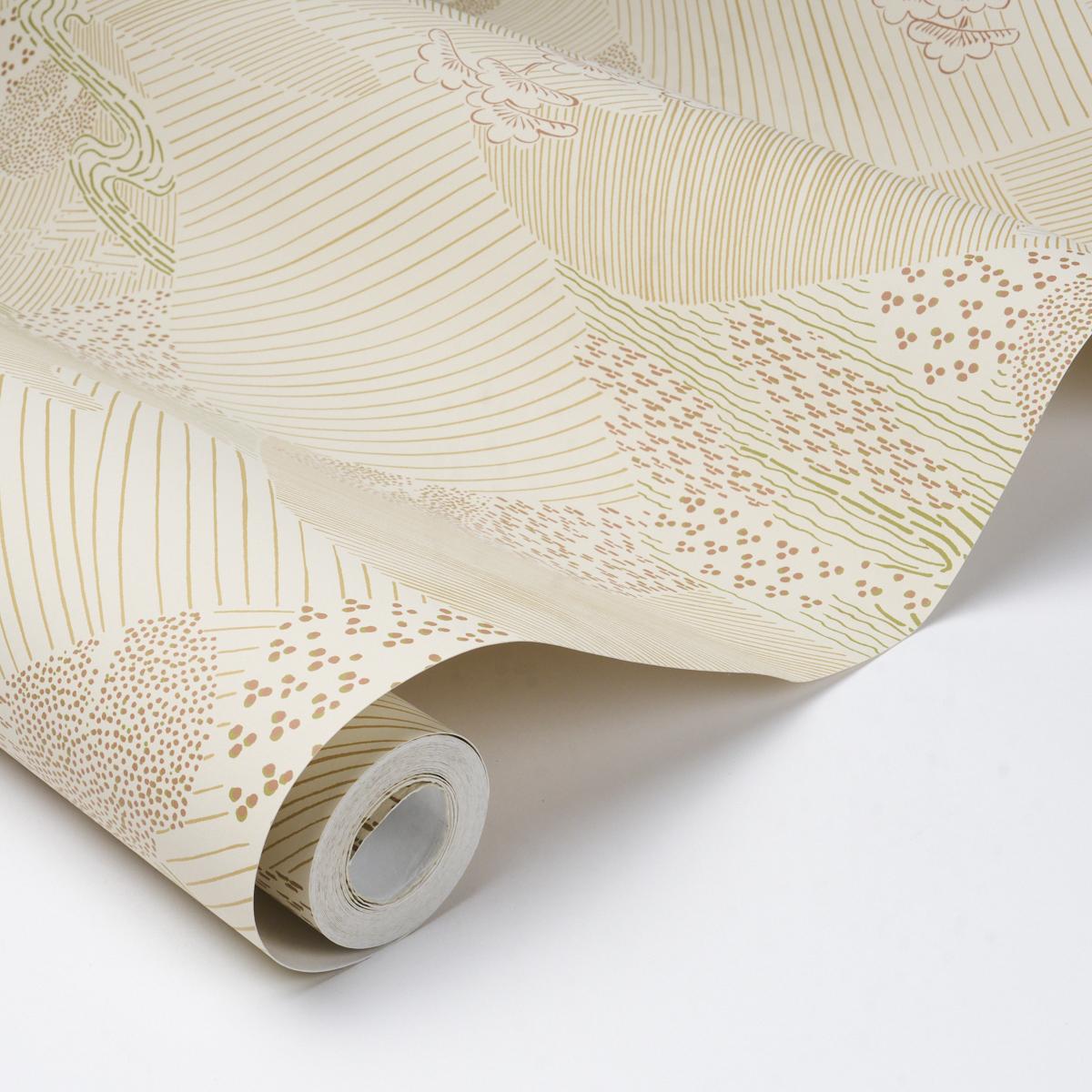 Schumacher Nikko Neutral Wallpaper