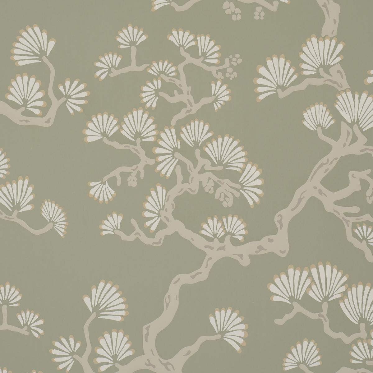 Schumacher Hinata Sage Wallpaper