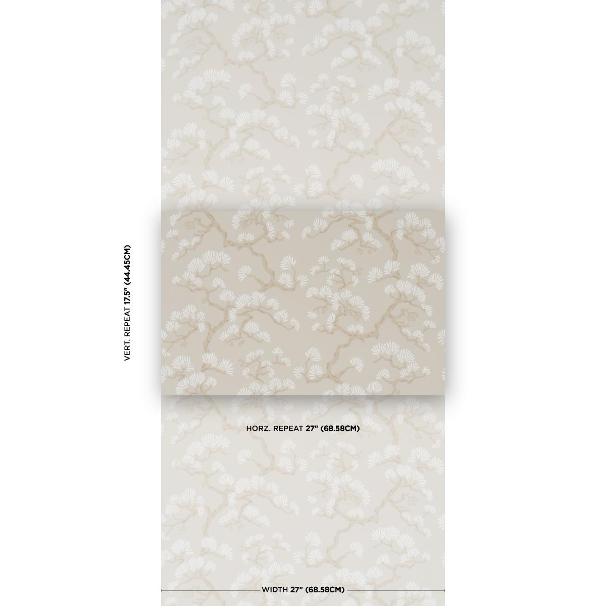 Schumacher Hinata Stone Wallpaper