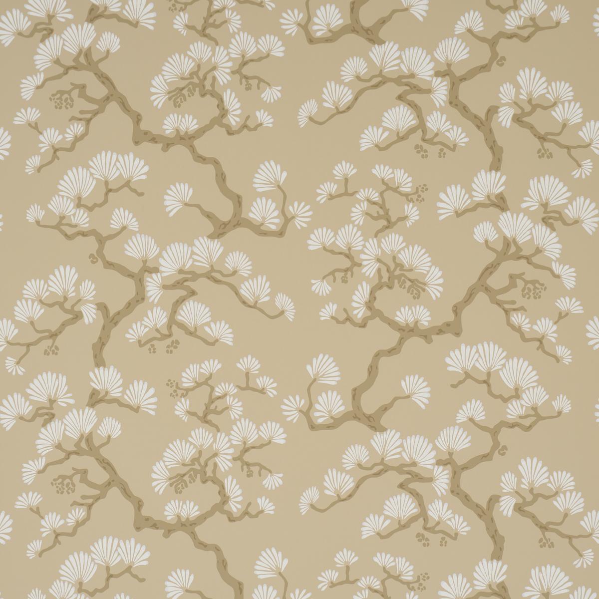 Schumacher Hinata Neutral Wallpaper