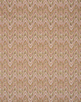 Schumacher Valkyrie Flame Stitch Terracotta Hills Fabric