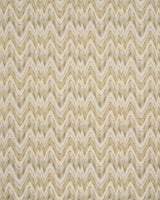 Schumacher Valkyrie Flame Stitch Lemon Sage Fabric