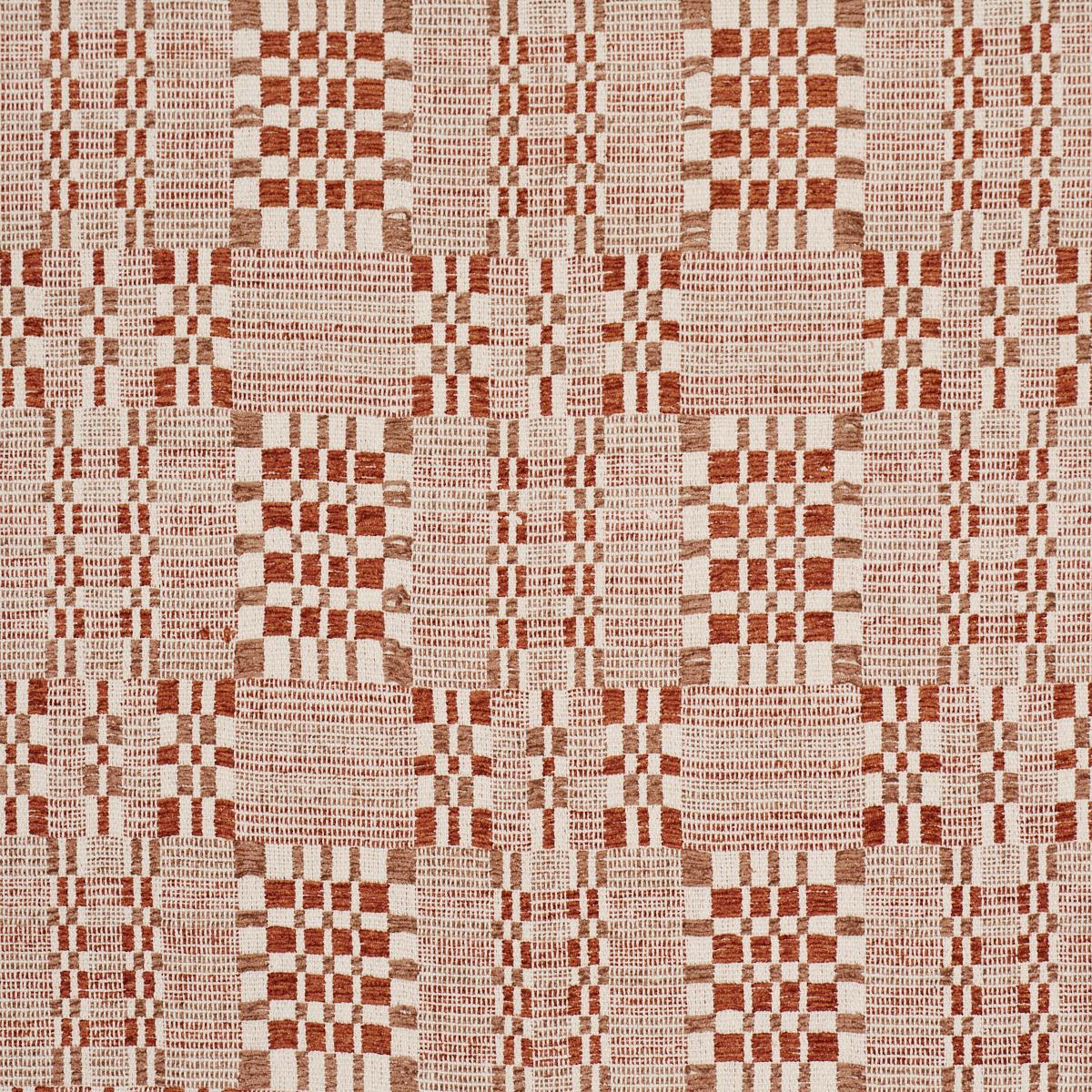 Schumacher Brimfield Terracotta Fabric