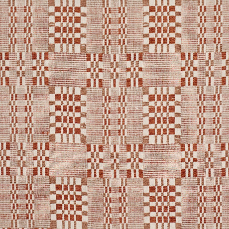 Schumacher Brimfield Terracotta Fabric