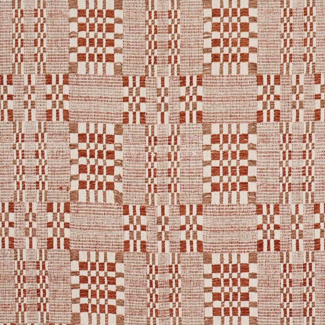 Schumacher Brimfield Terracotta Fabric