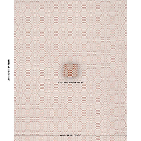 Schumacher Brimfield Terracotta Fabric