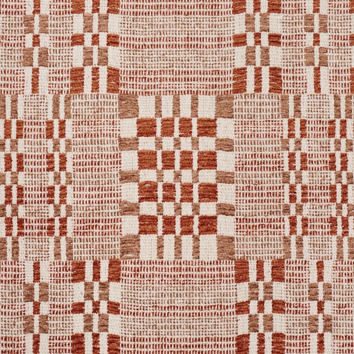 Schumacher Brimfield Terracotta Fabric