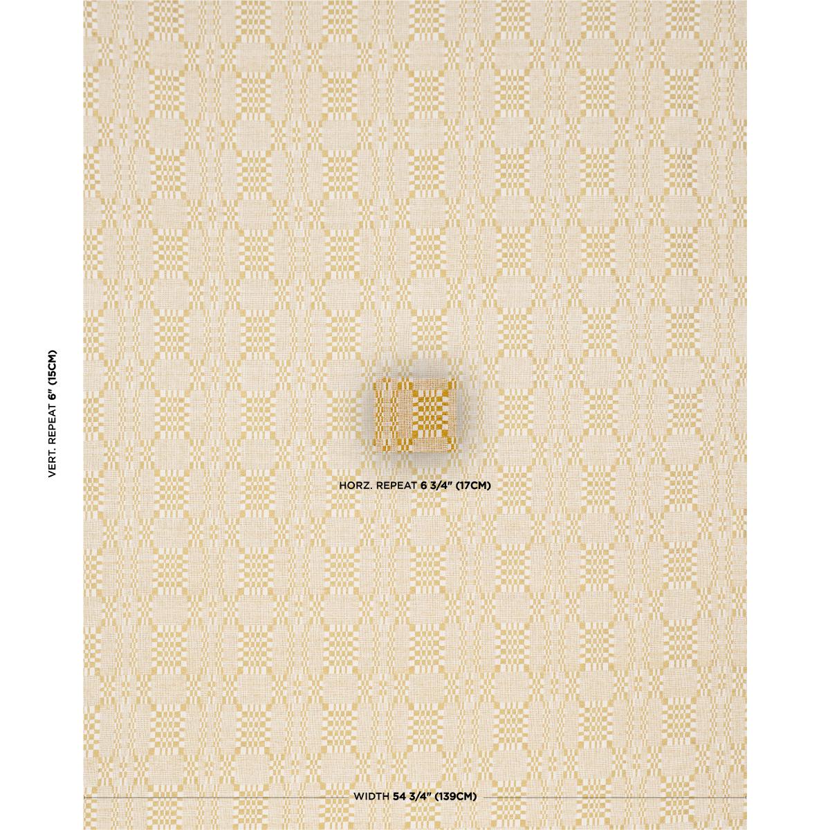 Schumacher Brimfield Mimosa Glow Fabric