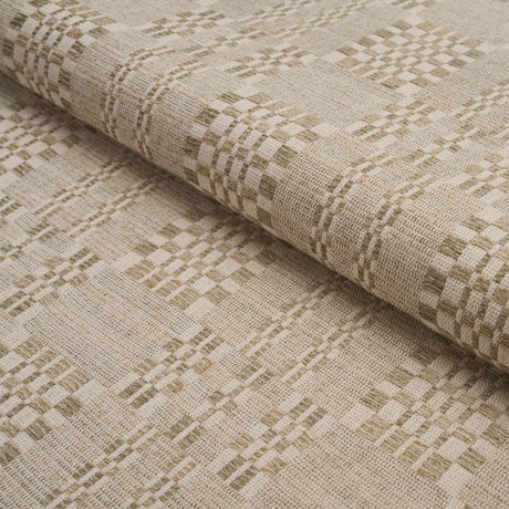Schumacher Brimfield Almond Dust Fabric