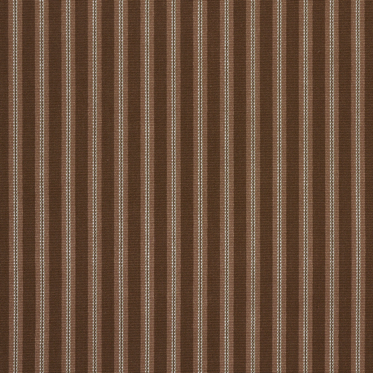Schumacher Benson Stripe Pingl Chestnut Rose Fabric