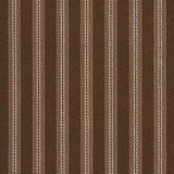 Schumacher Benson Stripe Pingl Chestnut Rose Fabric